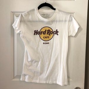 Hard Rock Cafe Rome Fitted T-Shirt
